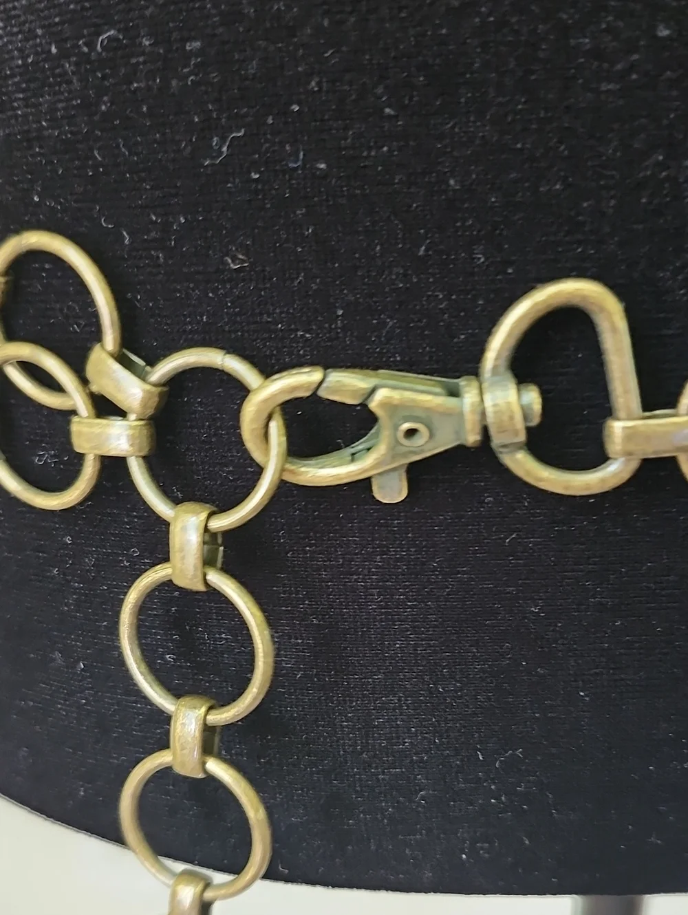 Vintage 90s Y2K Metal Embellished Belt Adjustable Boho